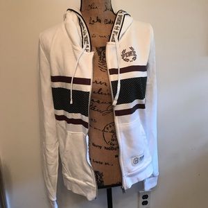 Victoria’s Secret white zip up NEVER WORN